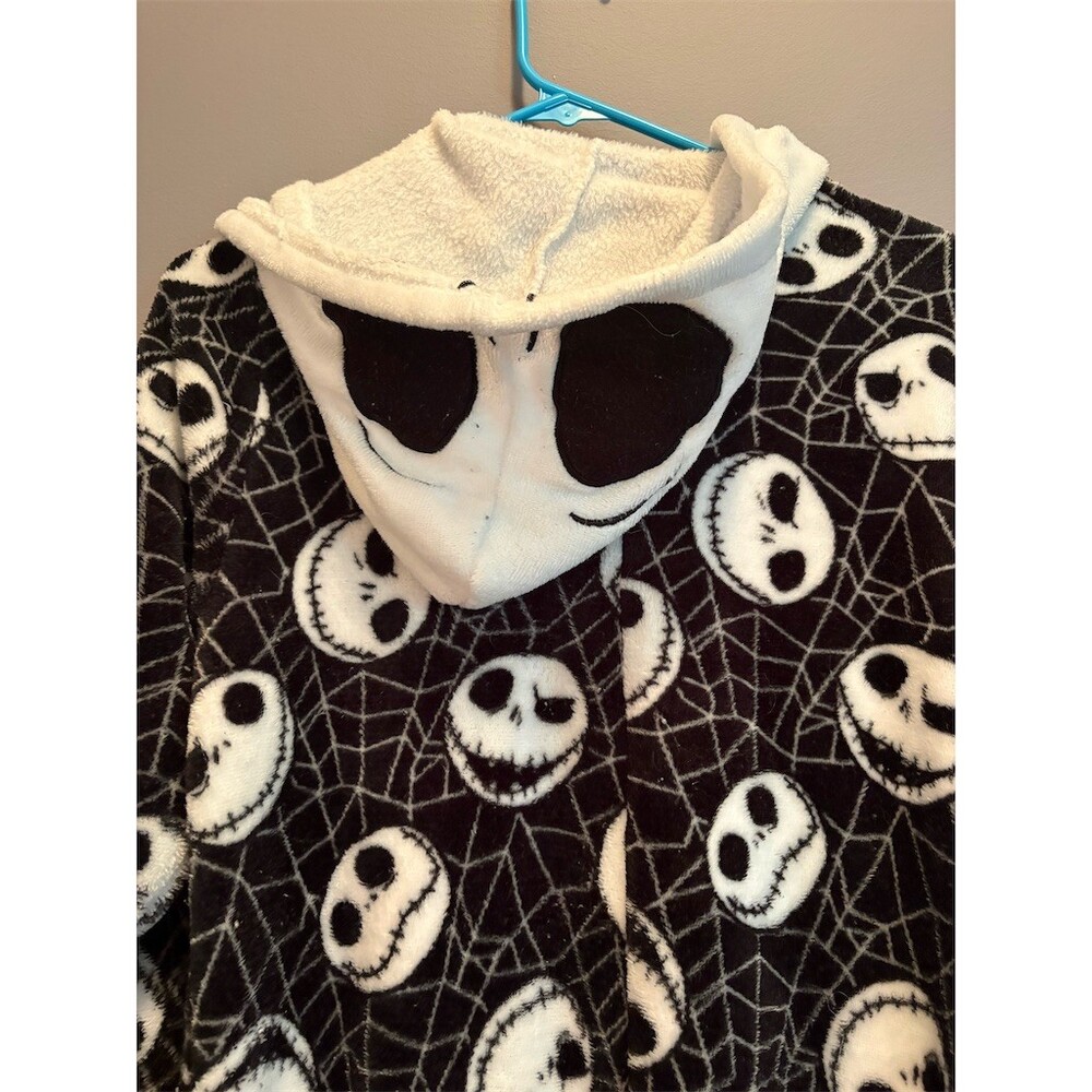 Disney Nightmare Before Christmas Jack Skellington Hooded Onesie Unisex L - Picture 4 of 8